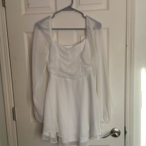 White alterd state dress